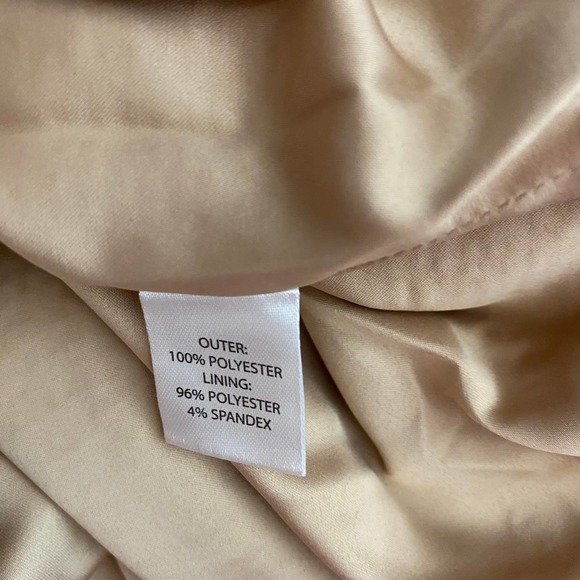 Saloni Aidan Sequin Ruffle Hem Midi Dress Bronze - Picture 12 of 12